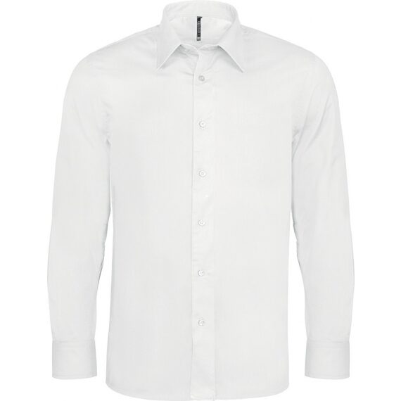 K529 Cotton-elastane LSL vīriešu krekls