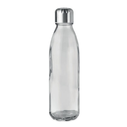 Stikla ūdens pudele ar nerūsējoša tērauda vāciņu Aspen Glass 650ml