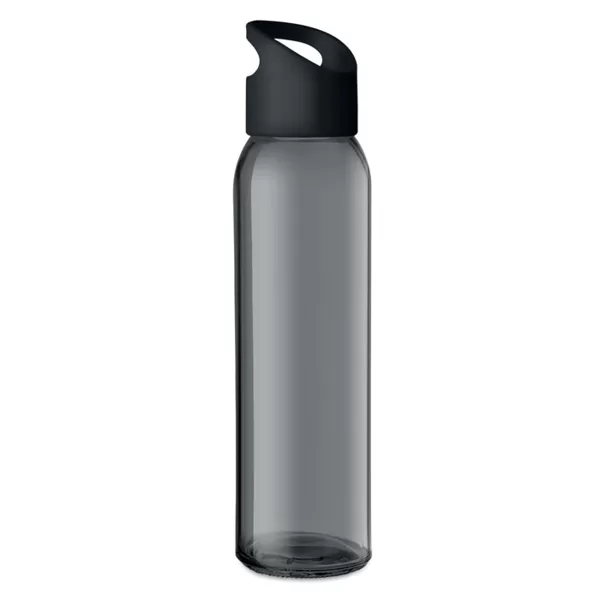Stikla ūdens pudere ar plastmasas vāciņu Praga 470ml
