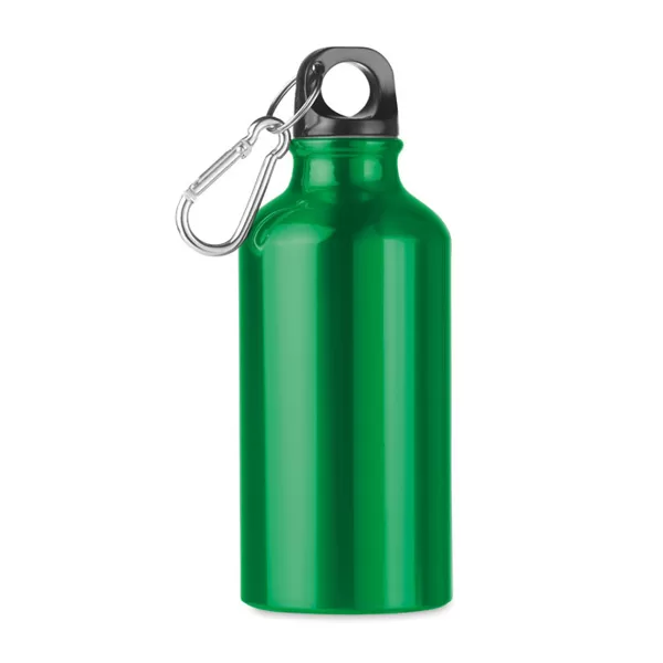 Alumīnija ūdens pudele ar karabīni MidMoss 400ml