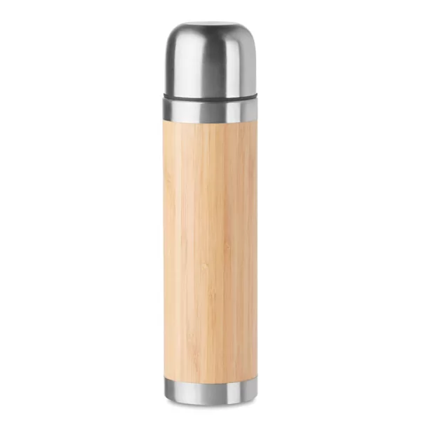 Nerūsējoša tērauda termoss ar dubultām sienām un bambusa korpusu Cham Bamboo 400ml